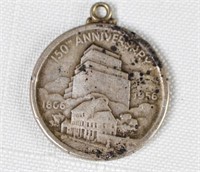 1956 SILVER COLGATE-PALMOLIVE 150th Pendant Badge