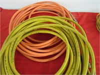 Air hose, extension cords