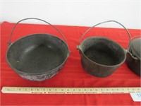 Cast iron kettels, Dutch oven