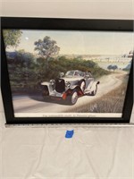 A car rolls picture frame