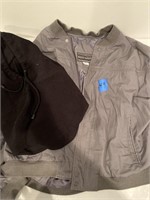 Large jacket with separate hoodie hat