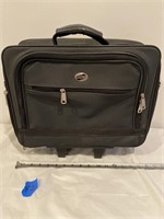 Two sided carry-on suitcase - briefcase -  pull