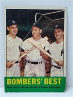 1963 Topps Bombers Best Mickey Mantle