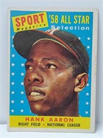 1959 Topps Sport Magazine Hank Aaron