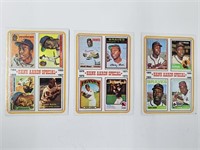 Three Hank Aaron Special Cards 1954-1973