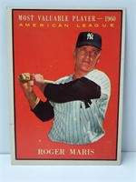 1961 Topps Most Valuable Player Roger Maris