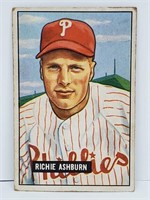 1951 Bowman Baseball Picture Cards Richie Ashburn