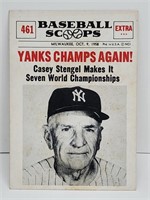 1958 Baseball Scoops Casey Stengel