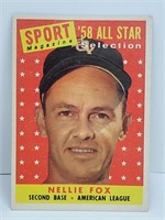 1959 Topps Sport Magazine Nellie Fox