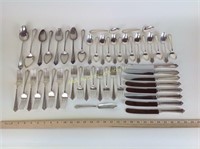 49 Pc. Alvin Sterling Richmond Flatware Set