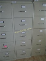 Metal file Cabinet, 5 Drawer Legal.