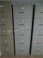 Metal file Cabinet, 5 Drawer Legal.