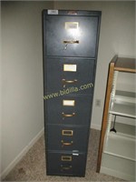 Metal file Cabinet, 5 Drawer Legal.