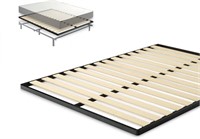 Zinus Deepak Wood Slat 1.6 Inch Bunkie Board, Full