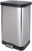 Glad Stainless Steel Step Trash Can