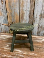 Green Milking Stool