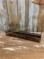 Galvanized Chicken Feeder "Plate Holder"