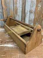 Vintage Wooden Carpenter Tote