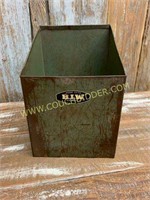 Metal  BIW Vintage Catch All Bin