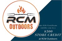 $500 Gift Certificate to RCM Outdoors