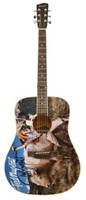 Ted Nugent Autographed Great White Buffalo Guitar