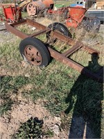 SOLID TRAILER FRAME - AXLE NEEDS TO BE REATTACHED