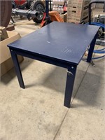 SMALL BLUE IKEA TABLE - 32" X 23" & 15" HIGH