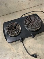 2 BURNING ELECTRIC STOPE TOP