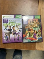 2 XBOX 360 KINECT GAMES