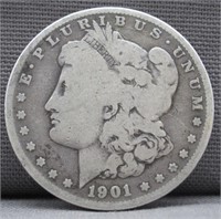 1901-S Morgan Silver Dollar.