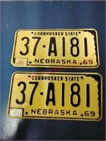 1969 Nebraska license plates, 1970, 1971 sticker
