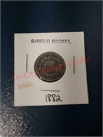 1882 Shield Nickel - rare.
