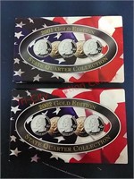 2001, 2002 Gold State Quarters Collection