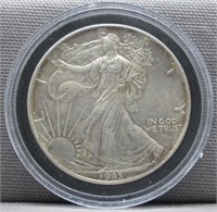 1993 1 oz. Silver Eagle.