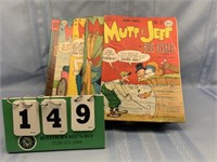 10¢ Mutt & Jeff Comic Books - Set of 5 - ‘40’s &