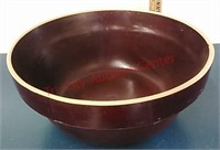 Large Primitive #2 brown crock bowl