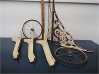 Cast iron Sink legs, corbels, & wheels
