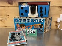 1968 Mattel Super - Eyes Microscope Set