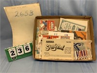 ‘50 & ‘51  Rexall Family Almanacs & Other Papers
