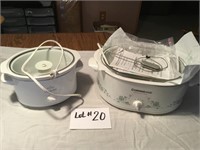 Rival & Corning Ware Crock pots