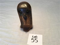 signed Hand carved Owl