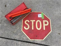 Metal Stop sign & Flare kit