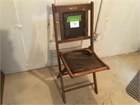 antique fold up chair
