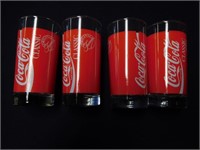 SET OF 4 COKE CLASSIC GLASSES