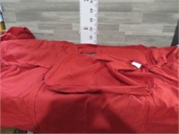RED COUCH COVER / 6 CUSHIONS COVERS