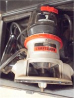 Craftsman 1hp Router runs