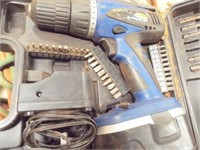 Cordless drill,GTV with charger drill bits