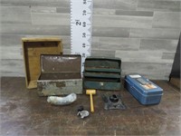ASSORTED SMALL TOOL BOXES