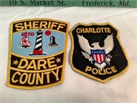 North Carolina police patches