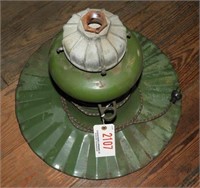 Vintage Green Porcelain street lamp fixture